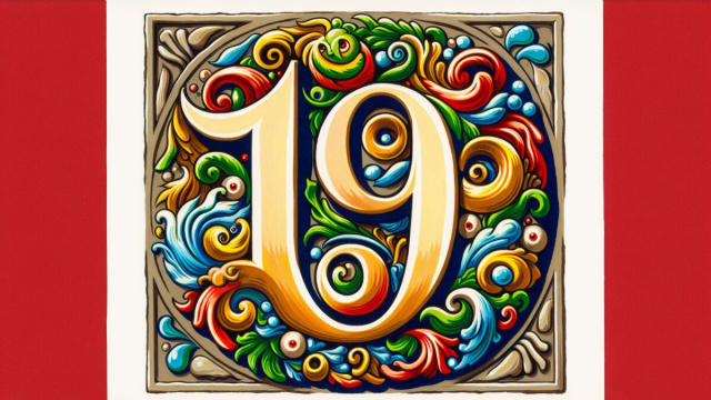 Numero 19 della Smorfia napoletana, 'a resata associato ai Pesci. &copy; Immagine creata con Dall-E