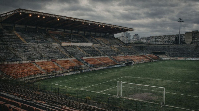 Uno stadio vuoto @ immagine I.A.