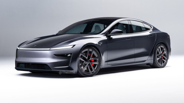 2026 Tesla Model S facelift with Model Y looks &copy; Creative Commons