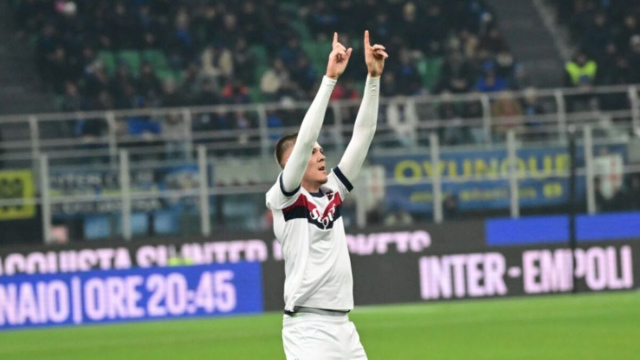 Emil Holm, terzino del Bologna. Foto &copy; Bologna