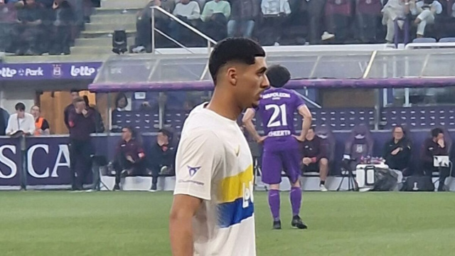 Israeli football player Anan Khalaili for Royale Union Saint-Gilloise in 2025