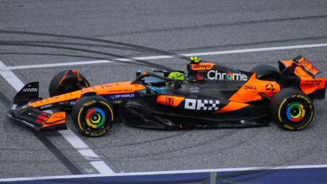 Lando Norris durante il Gran Premio d'Austria 2025.