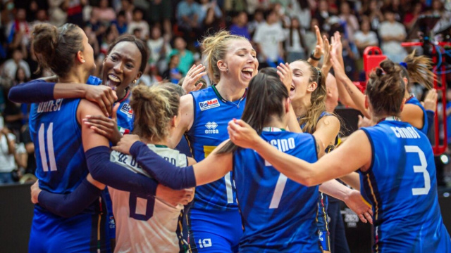 Nazionale italiana di pallavolo &copy; Pagina Facebook ufficiale della Federazione Italiana Pallavolo