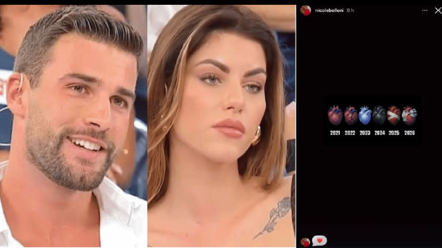 Flavio Ubirti e Nicole Belloni &copy; Mediaset/Instagram.