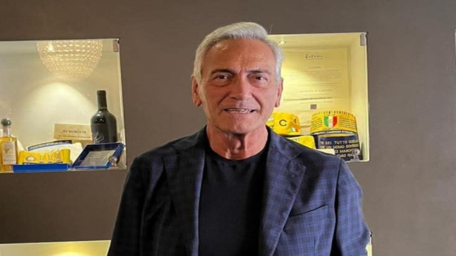 Gravina Pres. FIGC @ foto Pagina Facebook Botinero
