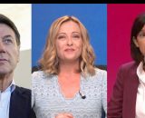 Giuseppe Conte, Giorgia Meloni ed Elly Schlein (&copy; Facebook)