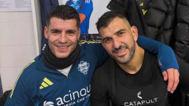 Alvaro Morata e Mauro Vigorito (Instagram/Morata).