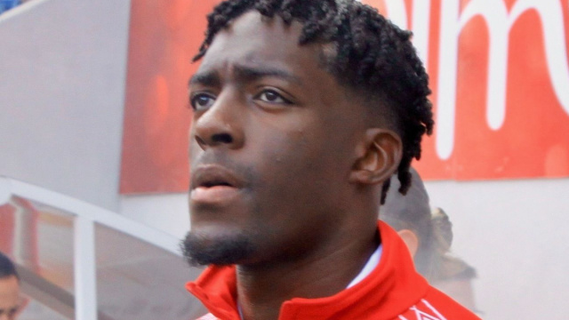 Axel Disasi, le 1er septembre 2019, avant Reims - Lille, Ligue 1.