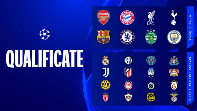 Le qualificate alla fase finale della Champions League (UEFA.COM).