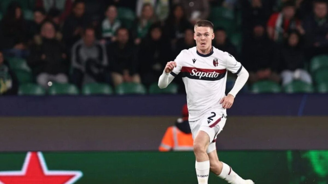 Emil Holm, terzino del Bologna. Foto &copy; Bologna