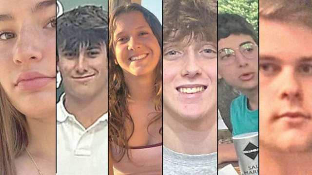 Sofia, Emanuele, Chiara, Giovanni, Riccardo e Achille &copy;Tg1/Rai.