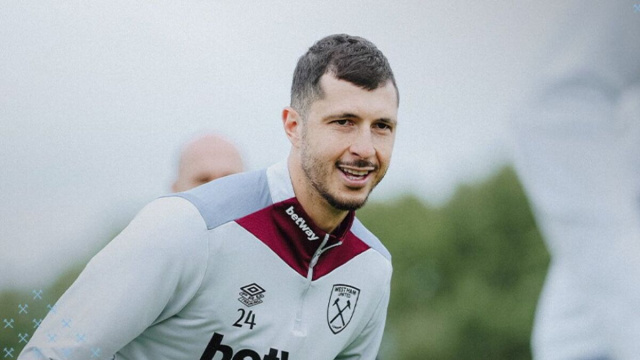 Guido Rodriguez, centrocampista del West Ham. Foto &copy; West Ham