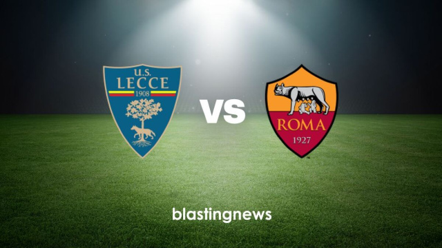 I loghi di Lecce e Roma. &copy; Blasting News
