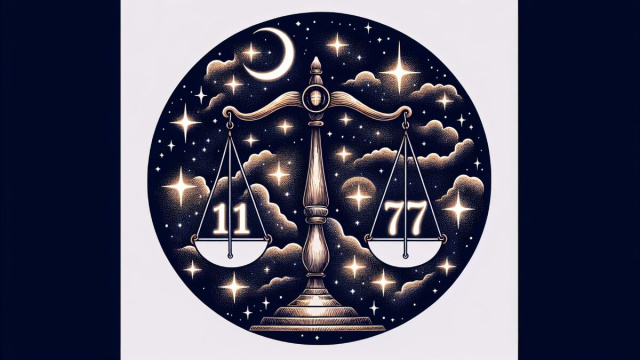 Numero 17 della Smorfia napoletana, 'a disgrazzia, per il segno della Bilancia. &copy; Immagine creata con Dall-E