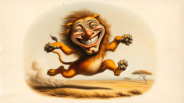 Numero 19 della Smorfia napoletana, 'a risata. &copy; Immagine creata con Dall-E