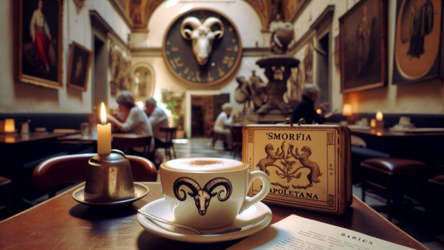 Numero 42 della Smorfia napoletana, il caff&egrave;. &copy; Immagine creata con Dall-E