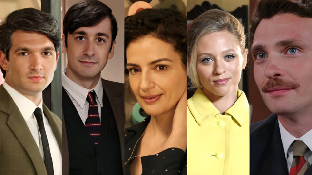 Roberto, Mario, Concetta, Irene e Cesare - screenshot &copy; Rai