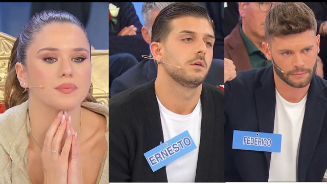 Cristiana Anania, Ernesto Passaro e Federico Cotugno &copy; Canale 5.