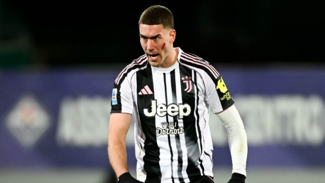 Dusan Vlahovic, attaccante della Juventus. Foto &copy; Juventus FC