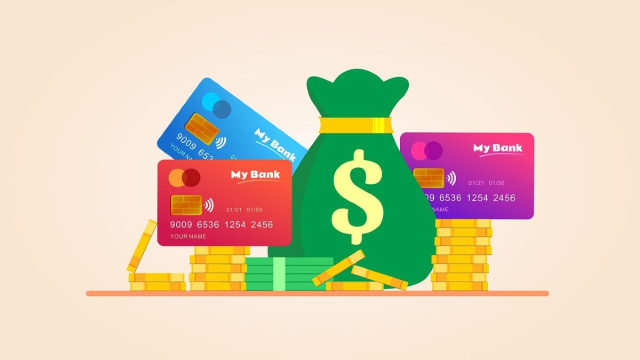 Soldi e carte di credito (Pixabay).