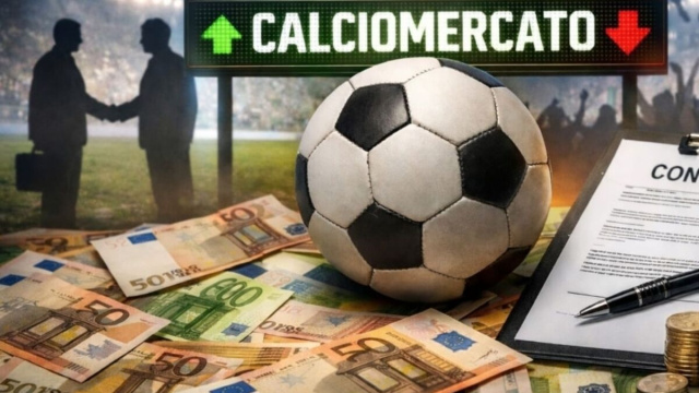 Calciomercato live@ immagine intelligenza artificiale