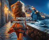 Locandina per l'oroscopo di venerd&igrave; 9 ottobre 2026 - &copy; Gemini IA.