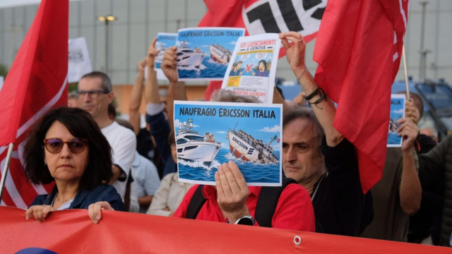 Al Salone Nautico va in scena il &ldquo;naufragio&rdquo; di Ericsson: protesta ... &copy; Creative Commons