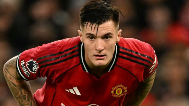 Benjamin Sesko, attaccante del Manchester United. Foto &copy; Manchester United