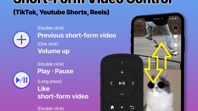 Bluetooth Remote Control for Kindle App, Boox, E-Reader, TikTok ... &copy; Creative Commons
