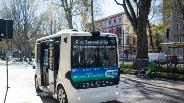 Com'&egrave; andato il test della navetta a guida autonoma che ha ... &copy; Creative Commons