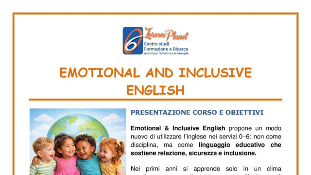 EMOTIONAL AND INCLUSIVE ENGLISH - on demand - Zeroseiplanet il ... &copy; Creative Commons