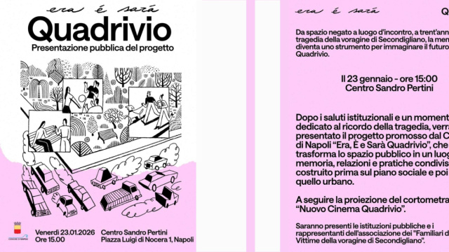 Era, &Egrave; e Sar&agrave; Quadrivio - Comune di Napoli &copy; Creative Commons
