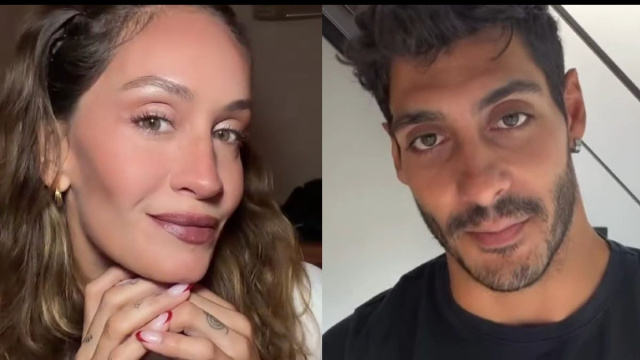 Helena Prestes e Javier Martinez &copy; Instagram.