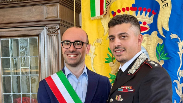 Il Sindaco Mirko Boschetti ha salutato il Capitano Umberto ... &copy; Creative Commons