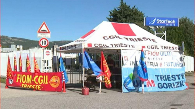 E' ancora presidio alla Startech di Trieste dopo l'incontro con i ... &copy; Creative Commons
