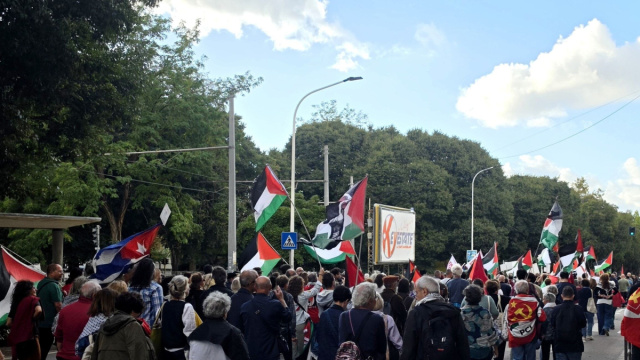 Migliaia in corteo a Sassari per la Palestina libera: "Stop al ... &copy; Creative Commons