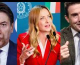 Giuseppe Conte, Giorgia Meloni e Roberto Vannacci (&copy; Facebook)