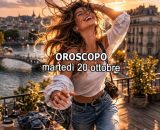 Locandina per l'oroscopo di marted&igrave; 20 ottobre 2026 - &copy; Gemini IA.