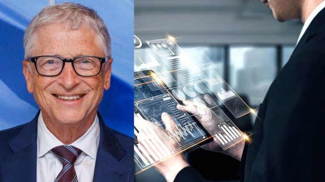 A sinistra Bill Gates (Wikimedia), a destra un'immagine da Pixabay