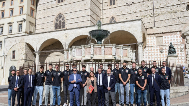 La Sir Susa Scai Perugia si presenta alla citt&agrave; &mdash; SportPerugia.it &copy; Creative Commons