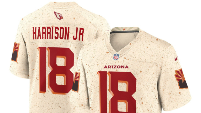 Men's Nike Marvin Harrison Jr. Natural Arizona Cardinals Rivalries ... &copy; Creative Commons