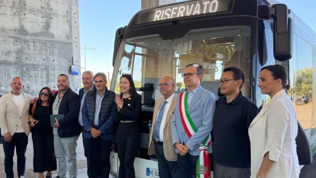 Carbonia: in servizio i nuovi autobus 100% elettrici ARST per il ... &copy; Creative Commons