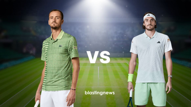 Daniil Medvedev e Stefanos Tsitsipas. &copy; Blasting News