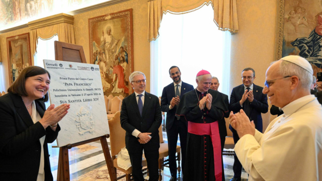 Discorso del Santo Padre Leone XIV in occasione della benedizione ... &copy; Creative Commons