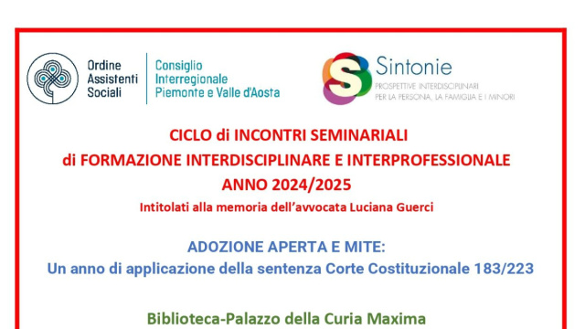 ISCRIZIONI APERTE! 6 Ottobre 2025 &ndash; Seminario interdisciplinare ... &copy; Creative Commons