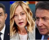 Roberto Vannacci, Giorgia Meloni e Giuseppe Conte (&copy; Facebook)