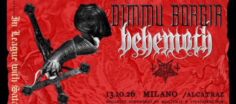 Metal estremo all'Alcatraz: tre anime del genere si incontrano con Behemoth e Dimmu Borgir
