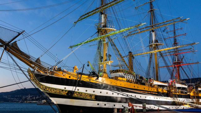 Celebrazione del ritorno dell'Amerigo Vespucci in Italia  Enel Group &copy; Creative Commons