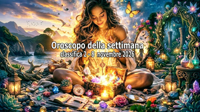 Locandina per l'oroscopo della settimana 2-8 novembre 2026 - &copy; Pixabay.