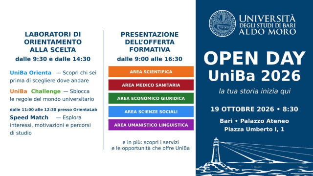 Universit&agrave; degli Studi di Bari Aldo Moro &mdash; Italiano &copy; Creative Commons